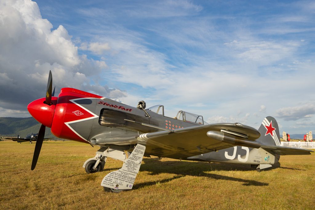 Yakovlev Yak-3UPW VH-YOV at Red Thunder 2018 airshow.