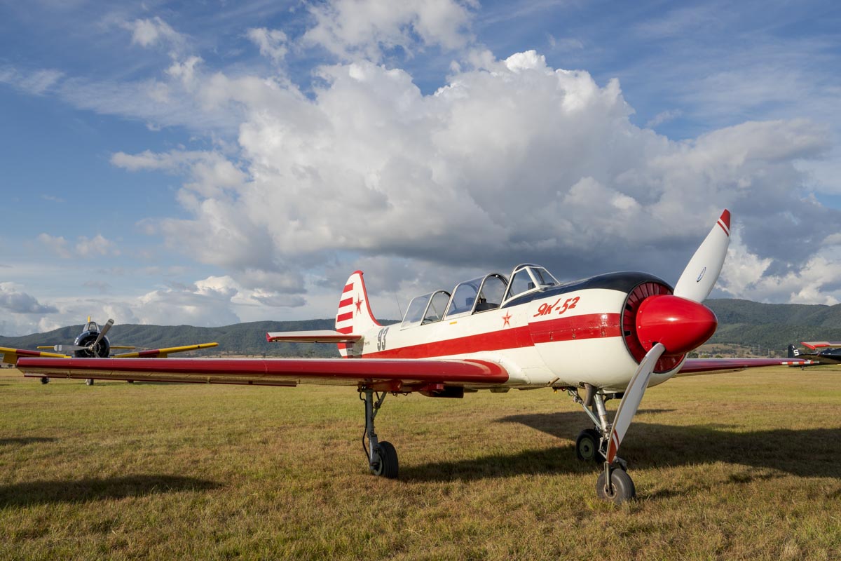 Yakovlev Yak-52 VH-YYK at Red Thunder 2018 airshow.