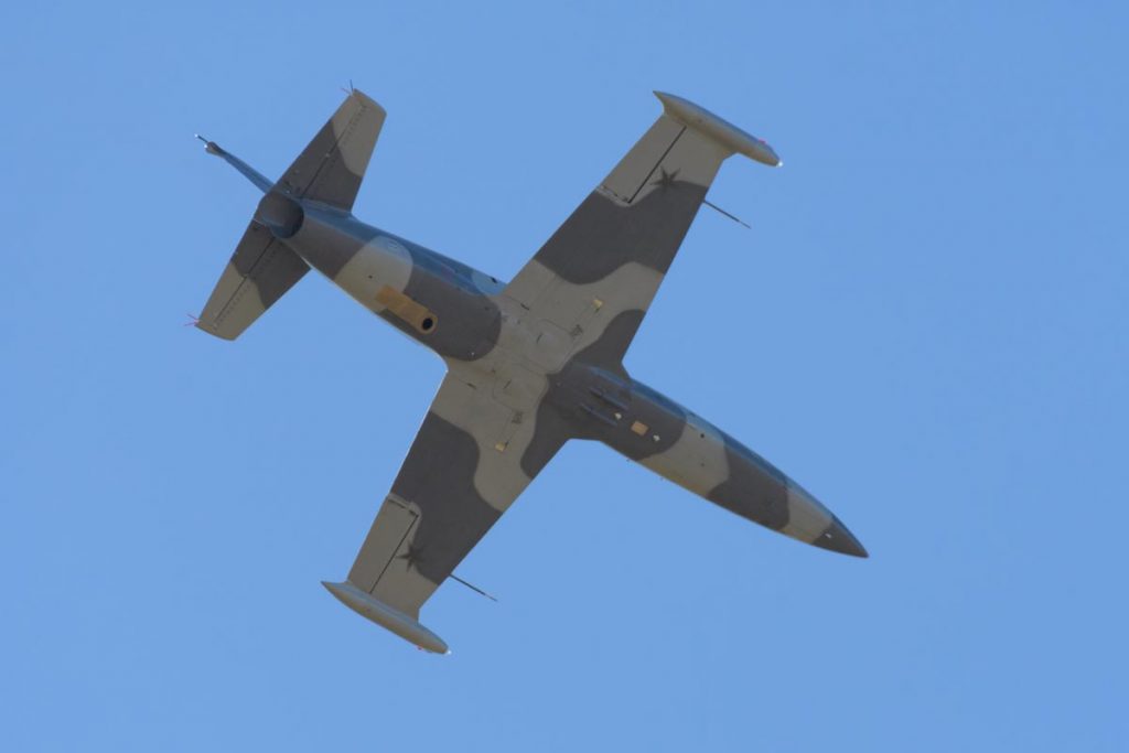 Aero L-39C Albatros VH-UKR in action at Red Thunder 2018 airshow.