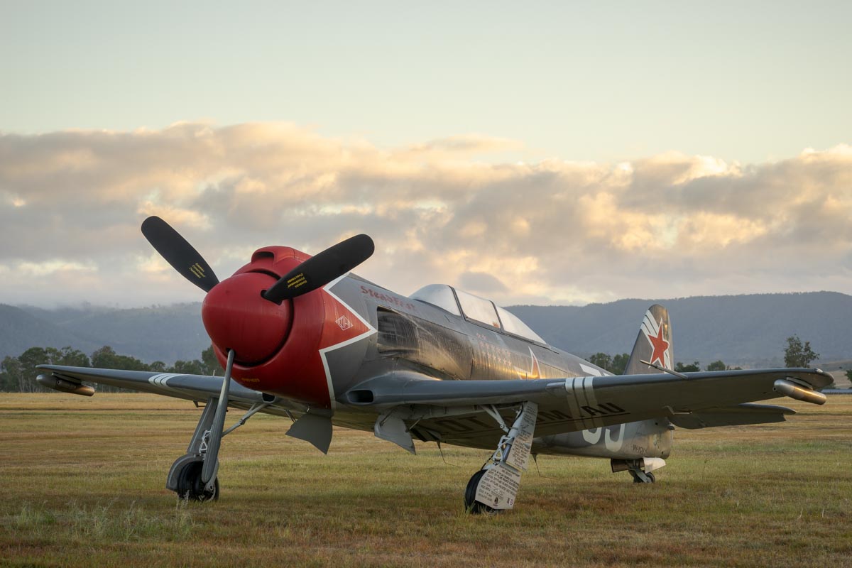Yakovlev Yak-3UPW VH-YOV "Steadfast" at Red Thunder 2018 airshow.