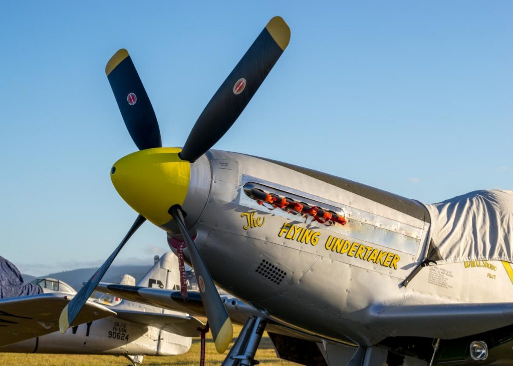 North American P-51D Mustang VH-FST at Red Thunder 2018 airshow.