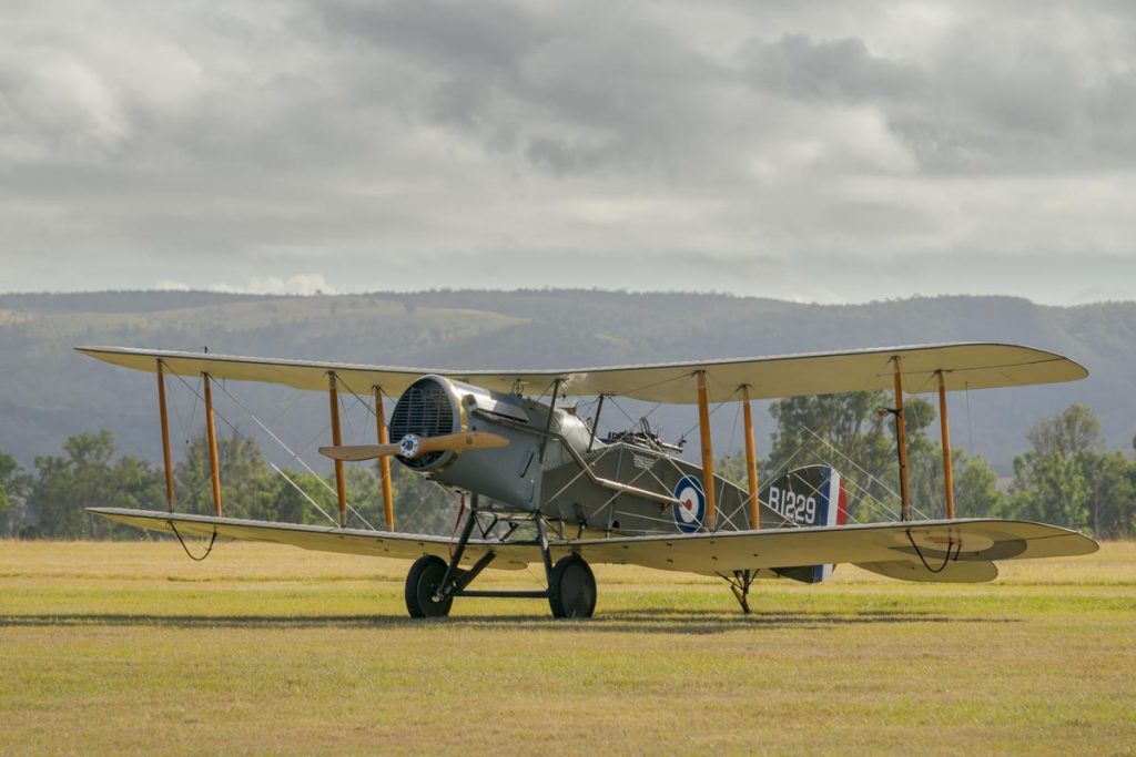 Bristol F.2B VH-IIZ at Red Thunder Airshow 2018.