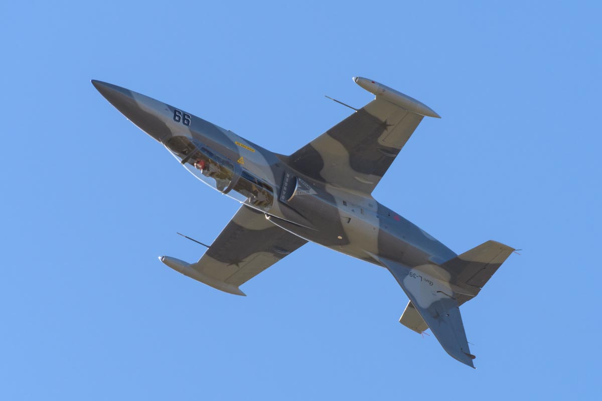 Aero L-39C Albatros VH-UKR in action at Red Thunder 2018 airshow.