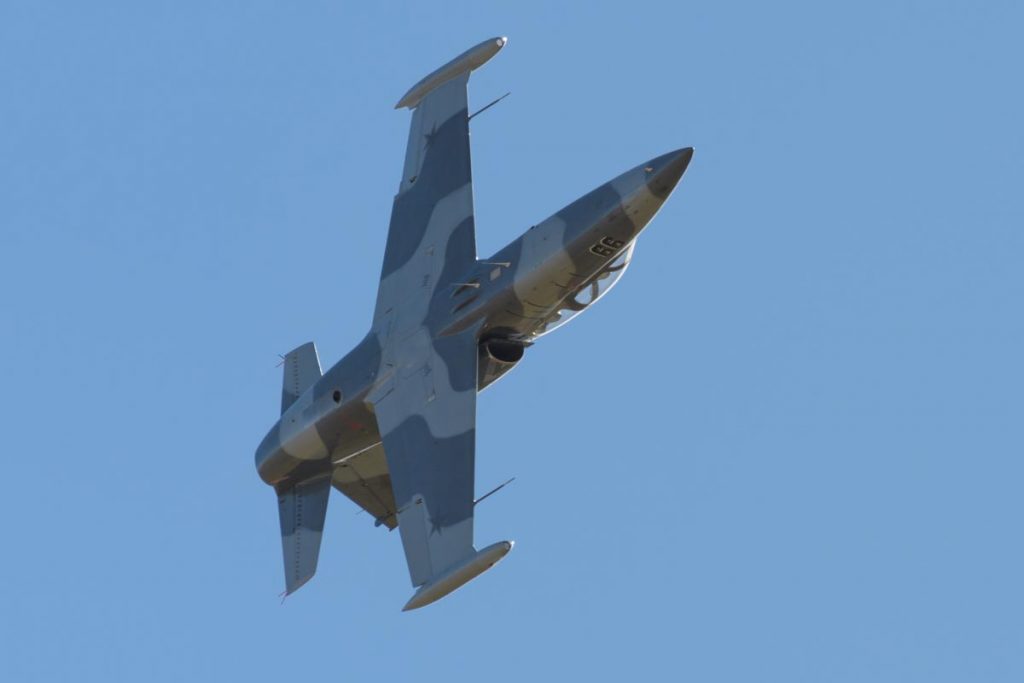 Aero L-39C Albatros VH-UKR in action at Red Thunder 2018 airshow.