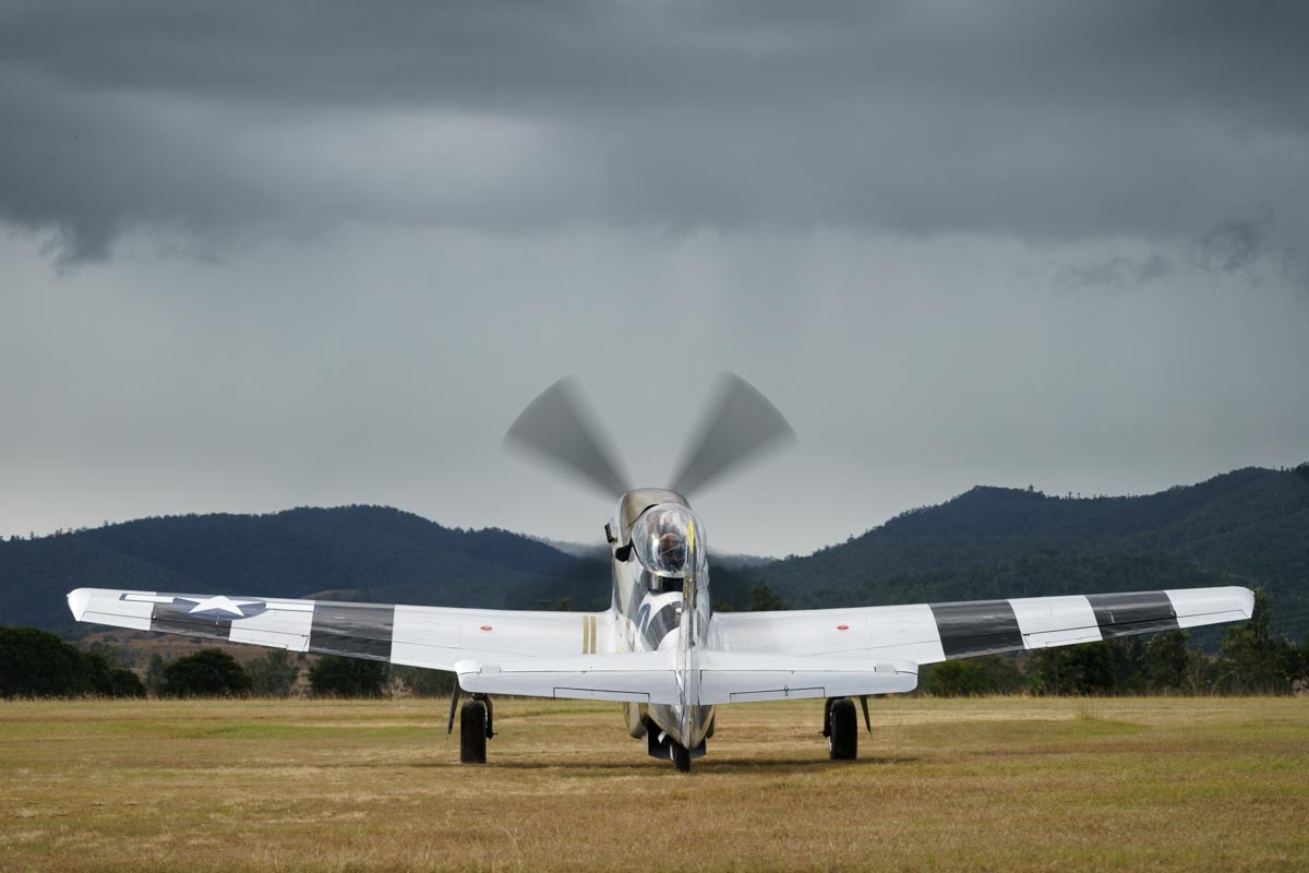 North American P-51D Mustang VH-FST at Red Thunder 2018 airshow.