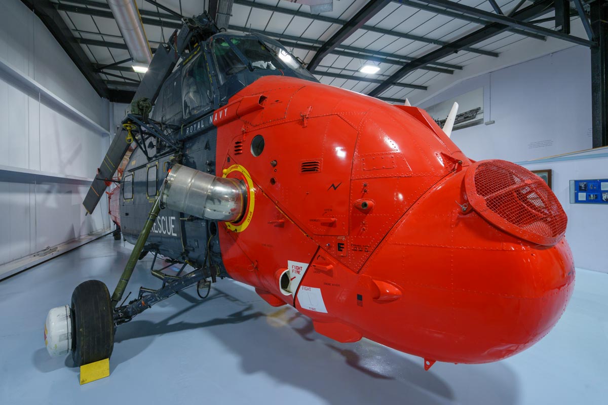 Westland Wessex HU.5 XS508 on display at the Royal Navy Fleet Air Arm Museum