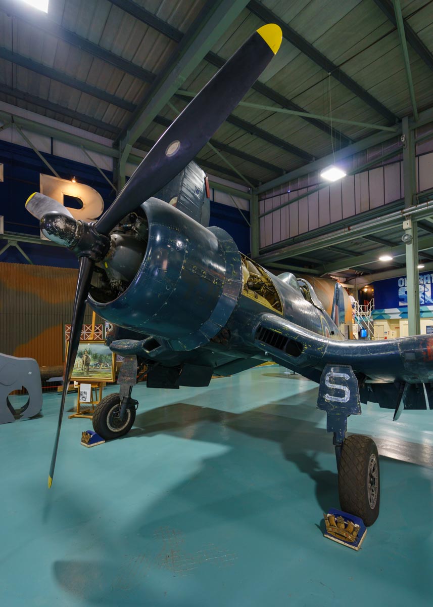Grumman Martlet (Wildcat) Mk I AL246 on display at the Royal Navy Fleet air Arm Museum.