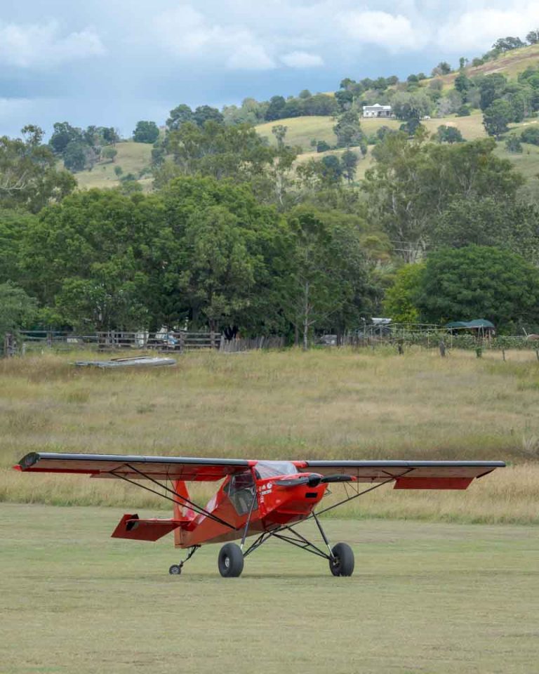 Just Aircraft SuperSTOL 19-8831 parked at the Airsport Qld breakfast fly-in.